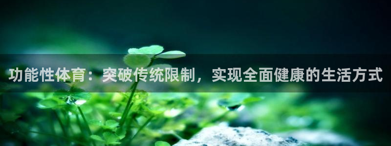 必一运动官网入口：功能性体育：突破传统限制，实现全面健康的生活方式
