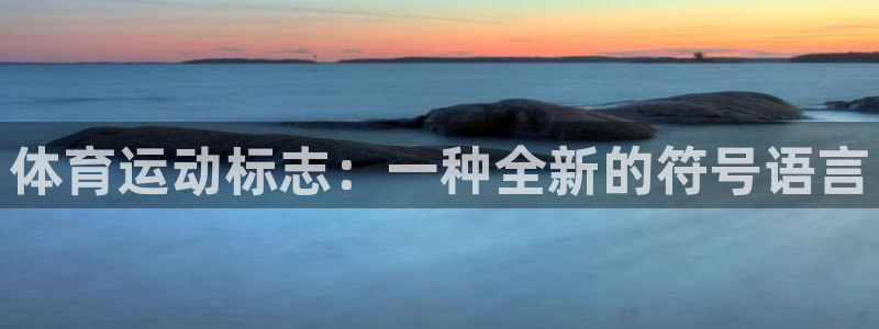 必一运动体育官网入口：体育运动标志：一种全新的符号语言